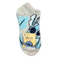 thumbnail image 2 of Disney Stitch Girls No-Show Socks, 5-Pack, Sizes S/M-M/L, 2 of 11