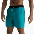 thumbnail image 5 of Wrtxtat Men's Beach Shorts Swim Trunks Workout Elastic Waist Shorts with Pockets Lightweight Drawstrings Fashion Summer Colorblock Shorts Mint Green M, 5 of 6