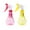Pink+Yellow, variant on KCEHTA 2 Pack Plastic Spray Bottles Reusable Empty Spray Bottles, Small Water Spray Bottle for Cleaning Solutions, Gardening, Watering Plants