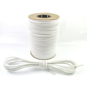 Marine Masters 1/4 Inch White Elastic Bungee Shock Cord - 1, 10, 25, 50, 75, 100, 250 and 500 Foot Lengths - Various Colors