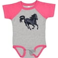 thumbnail image 3 of Inktastic Beautiful Galloping Black Horse Boys or Girls Baby Bodysuit, 3 of 5