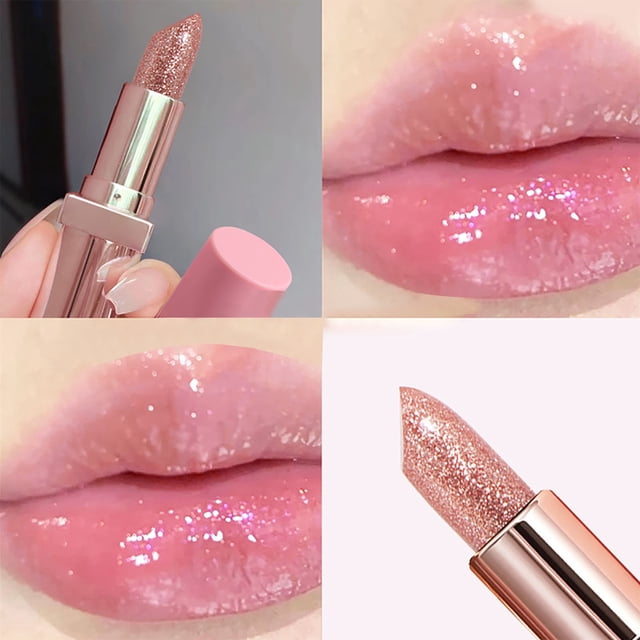 SIfdSeng Teinture à Lèvres Pelable Galaxie Gelée Rouge à Lèvres : Paillettes Nacrées Thermochromiques Hydratantes pour un Style Rêveur Féminin Teinture à Lèvres Coréenne