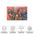 thumbnail image 3 of Dean Russo 'Two Happy Pups' Outdoor Canvas, 3 of 3