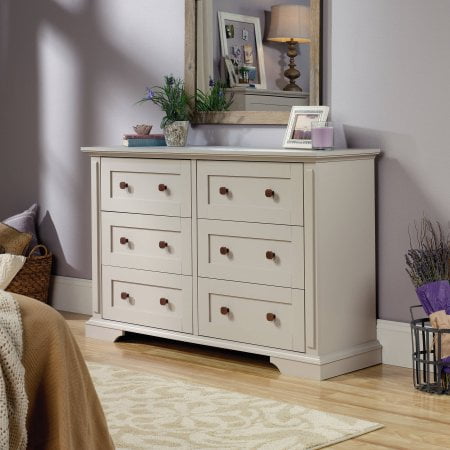 Sauder New Grange Dresser Cobblestone Finish Walmart Com