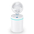 thumbnail image 3 of Naiovety mini ventilador de pulverización de agua niebla recargable hogar dormitorio humidificador pequeño personal de mano suministros de Electrodomésticos Blanco, 3 of 6