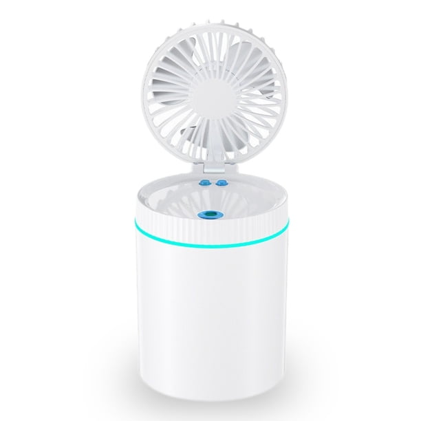 Toystoory Ventilador de pulverización de agua Niebla Humidificador ajustable Suministros de refrigeración portátiles Electrodomésticos Blanco