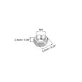 thumbnail image 2 of 300pcs M3 Tuerca hexagonal de acero al carbono tono plateado, 2 of 3