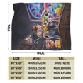 thumbnail image 3 of Manta de franela de dibujos animados de Toy Story, manta de felpa suave y acogedora para todas las estaciones para niños y niñas, manta cálida y liviana para sofá cama o viaje, 3 of 7