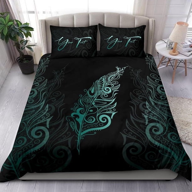 Signature Custom, Juego de cama Helecho Plata Claro Turquesa