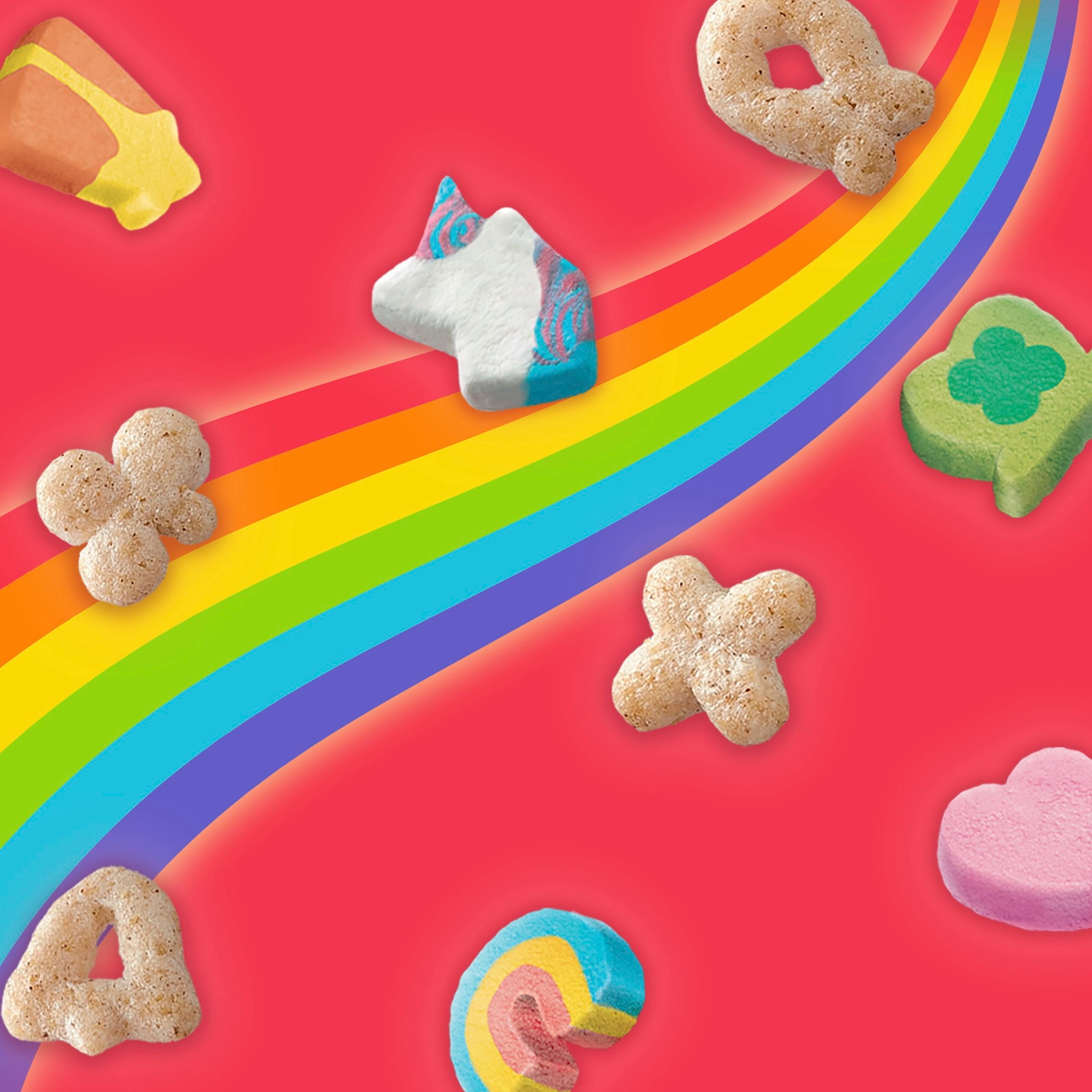 (4 pack) Lucky Charms Cereal Treat Bars, Snack Bars, Value Pack, 16 Count, 13.6 oz