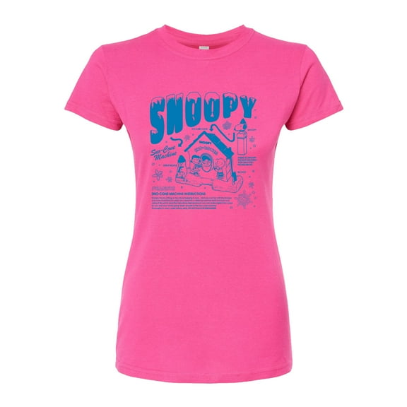 Peanuts - Snoopy Snocone - Juniors Fitted Graphic T-Shirt