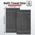 thumbnail image 4 of Juego de 4 toallas de baño Infinitee Xclusives Premium, 100% algodón, 4 of 9