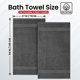 thumbnail image 4 of Juego de 4 toallas de baño Infinitee Xclusives Premium, 100% algodón, 4 of 9