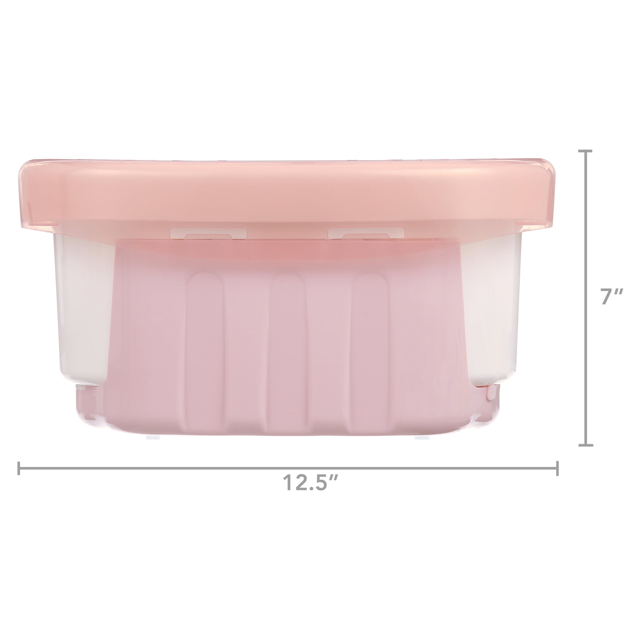 Homedics, Bubble Bliss Deluxe Massaging Foot Spa with Heat, Pink, FB-52J