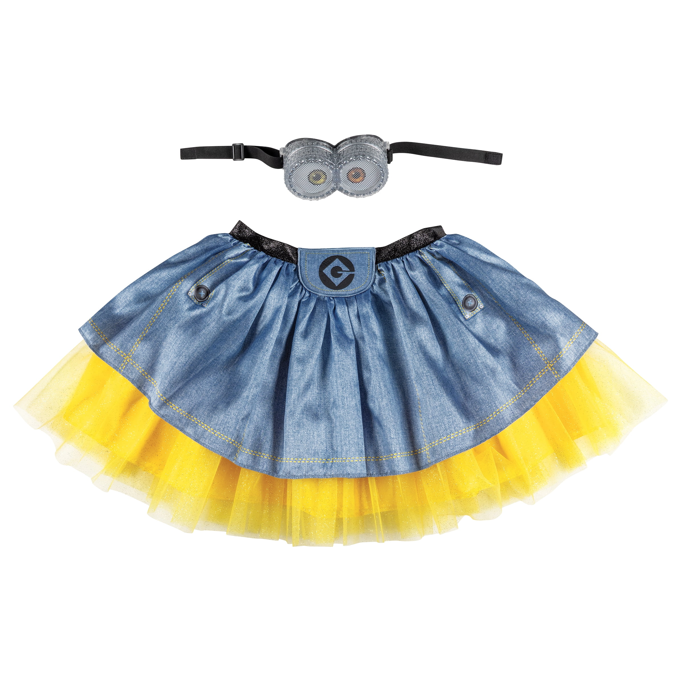 NBC Universal Minions 'Minion' Halloween Tutu Kit Accessory for Children, by Disguise
