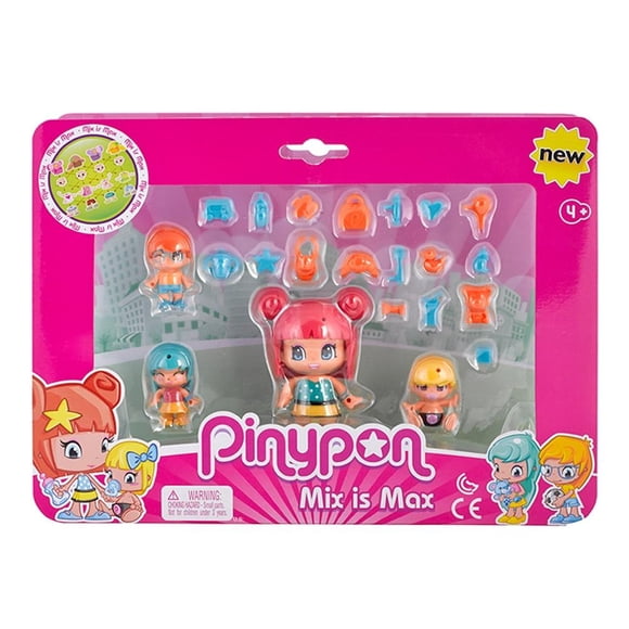 Set de Figuras PinyPon Niña y bebés