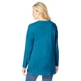 thumbnail image 2 of Woman Within Plus Size Perfect Long-Sleeve V-Neck Tunic, 2 of 6
