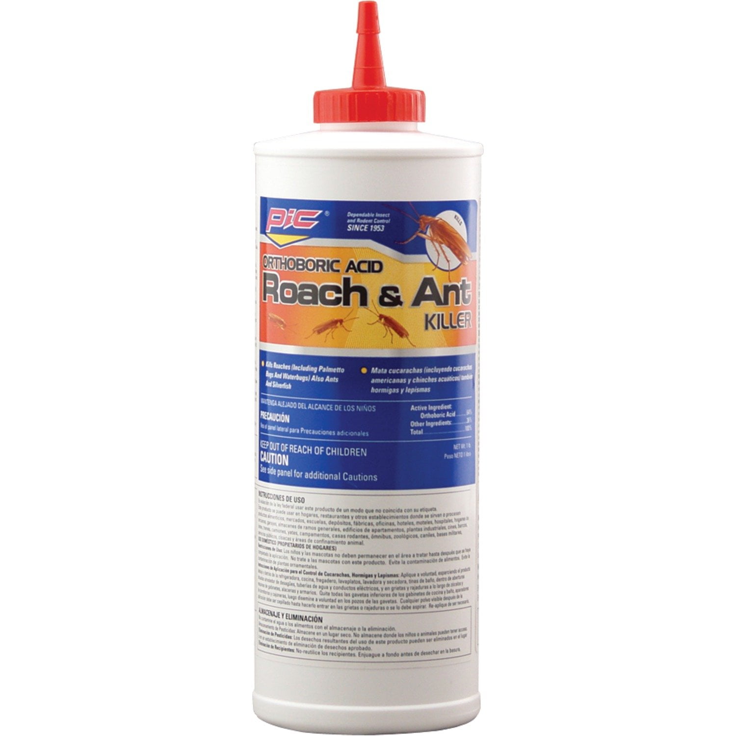 Pic Ba-16 Boric Acid Roach Killer III, 16 oz - Walmart.com - Walmart.com