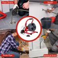 thumbnail image 7 of Aoile Drain Snake 50 ft x 5/16 Inch, Professional Drain Cleaner Machine with Foot Switch & 6 Cutters for Bethroom/Kitchen Drains, 7 of 7