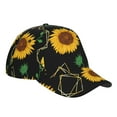 thumbnail image 3 of Balery Baseball Cap Adjustable Size for Running Workouts and Outdoor Activities All Seasons Dad Hat(Sunflowers3), 3 of 8
