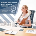 thumbnail image 6 of Neck Massager with Heat,Deep Kneading Back Massager,3D Massage for Back Neck Shoulder Waist and Foot, Shiatsu Electric Neck Shoulder Back Massager,Use at Home Office and Car, Christmas Gifts, 6 of 9
