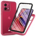 thumbnail image 1 of Para Motorola Moto G84 5G Funda protectora para teléfono con protector de pantalla PET, 1 of 5