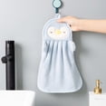 thumbnail image 4 of Pnellth 1/4Pcs Kids Microfiber Hand Towels with Hanging Rope Absorbent Cartoon Design Kitchen Home Hand Towels, 4 of 7