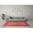thumbnail image 3 of Ahgly Company Indoor Square Persian Red Traditional Area Rugs, 6' Square, 3 of 4