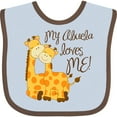 thumbnail image 3 of Inktastic My Abuela Loves Me Boys or Girls Baby Bib, 3 of 4