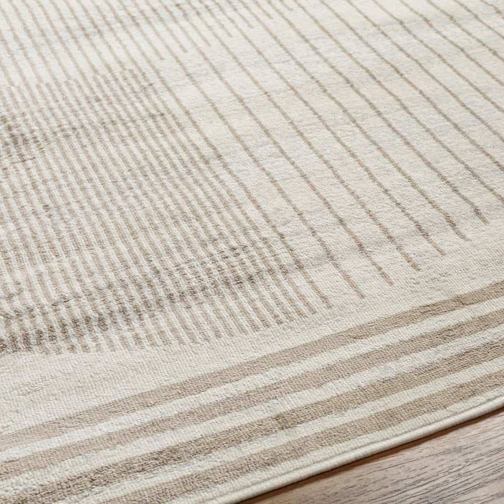 Livabliss Area Rugs for Living Room, 5x7 Floransa Modern Cream Rug, Bedroom Dining Room Home Decor Stain Resistant Carpet (5'3" x 7'1")