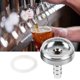 thumbnail image 1 of Adaptador de Limpieza de Grifo, Accesorio de Grifo de Cerveza, Adaptador de Limpija de Grifo de Cerveza, Accesorios de Adaptador de Junta de Acero inoxidable De 1/4 de Pulgada, 1 of 7
