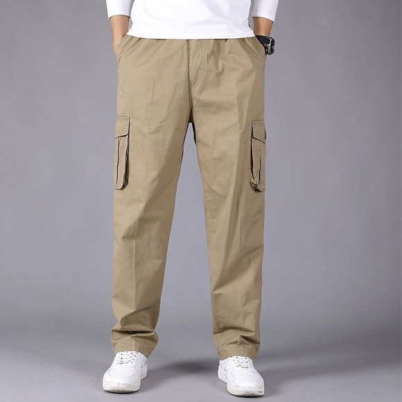 cllios Cargo Pants for Men Big and Tall Multi Pockets Pants Outdoor Work Trousers Gym Hiking Cargo Pants