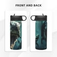 thumbnail image 3 of Vsdgher Underwater Dinosaur Shark for Insulated Stainless Steel Water Bottle,18oz Sports Water Bottle Stainless Steel Reusable Tumbler for Sports, Travel, and School, 3 of 8