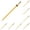 Yellow*10, variant on 1 Pc Threaded Pencil, ADHD Fidget Pencil, Pencil Fidgets for ADHD & Autism Anxiety Relief, Continuous Spin Pencil Topper with Textured Spinners, Fidget Pen Flipper for Home, Classroom