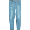 thumbnail image 3 of Real Love Girls’ Jeans – 2 Pack Stretch Denim Pull-On Skinny Fit Jeggings (7-16), 3 of 7