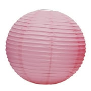 Angle View: Weddingstar Round Paper Lantern, Small, Pastel Pink
