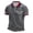 Grey, variant on Men's England United Kingdom Flag Polo Shirt – Union Jack Print Short Sleeve Button Down Collared Shirt – Casual Business Top for UK National Day & Sports – Sizes S-XXXXXL