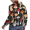 thumbnail image 6 of Sikiie Various Mushrooms Men's Hoodie, Essentials Hoodie, Sweatshirt, Pullover Hooded Sweatshirt for Men-Medium, 6 of 7