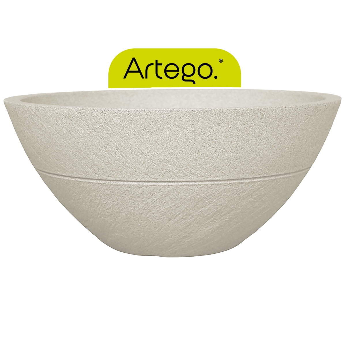 Maceta moderna para exteriores DRIZZLE de 55 cm de ancho Artego Japi de ...