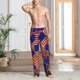 thumbnail image 2 of Fotbe Vintage USA Flag Pantalones de Pijama para Hombre, Pantalones de Dormir, Pantalones de Casa con Cintura Ajustable y Bolsillos-Large, 2 of 6