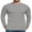 03-Grey, variant on GIRUNS Men's Crew Neck Sweaters Rib Knit Pullover Sweater Soft Lightweight Long Sleeve Sweatshirt Grey L