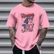 thumbnail image 1 of Tops para hombre, blusas y camisas de cuello redondo y manga corta para hombre, tops casuales de cuello redondo y manga corta con estampados especiales para hombre., 1 of 5