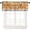 Egyptian -1, variant on Egyptian Hieroglyphics Window Valance, Vintage Old Paper Ancient Egyptian History Symbols Print Blackout Window Treatment Curtain for Kitchen Bedroom Bathroom, 54x18inch