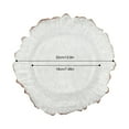 thumbnail image 2 of Fichiouy 25Pcs Clear Charger Plates Flower Shape Table Charger Plates 13" Round Dinner Plates Serveware Dishes Platters Tableware for Parties Weddings, 2 of 12