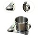 thumbnail image 5 of Taza de café de acero inoxidable para acampar al aire libre, reutilizable, portátil, taza de té suave 186 ml, 5 of 8