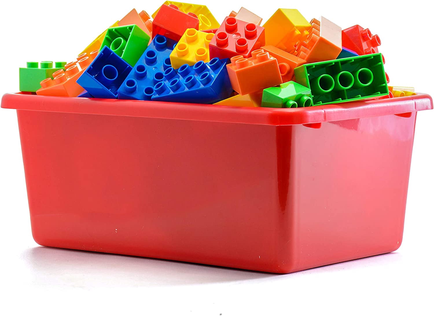 Prextex Toy Storage Bins - Pack of 4 Containers Closet Organizers Classroom Toys Organizers