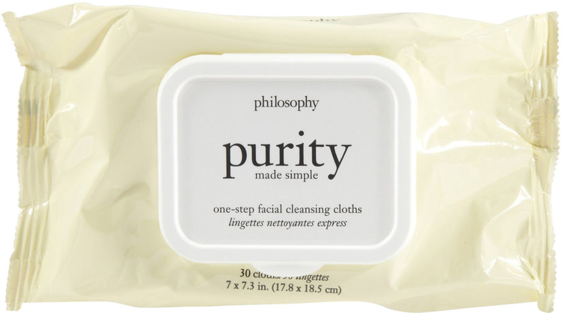 Philosophy Purity Made Simple Facial Cleansing Cloths 30 ea (Pack of 3) - image 1 of 5