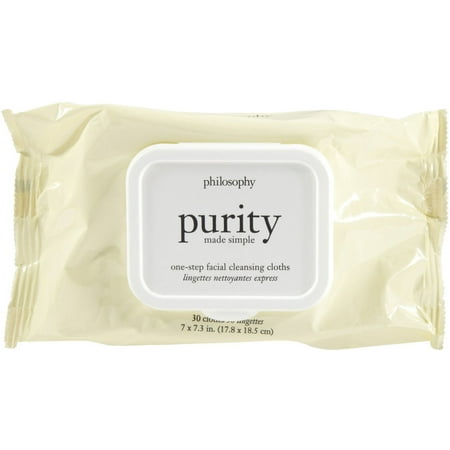 3 Pack - Philosophy Purity Made Simple Facial Cleansing Cloths 30 ea