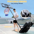 thumbnail image 3 of 44" Basketball Hoop Outdoor, SEGMART 4.9 ft-10 ft Adjustable Basketball Goal, Portable Basketball Hoop With Shatterproof Backboard, Kids Basketball Hoop With Wheels, Stable Base, 3 of 10