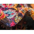 thumbnail image 2 of Unique Loom Flamenco Medici Rug Light Blue/Orange 6' 1" Round Floral / Botanical Bohemian Perfect For Dining Room Entryway Bed Room, 2 of 7